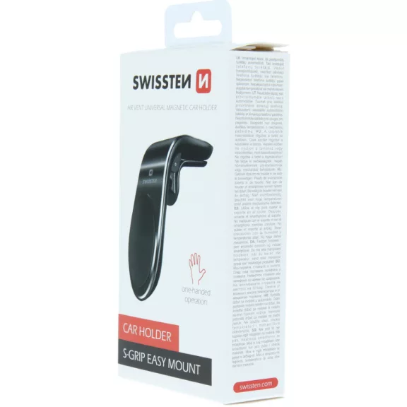 Držiak na telefón s ventilačným otvorom Swissten S-Grip Easy Mount, magnetický