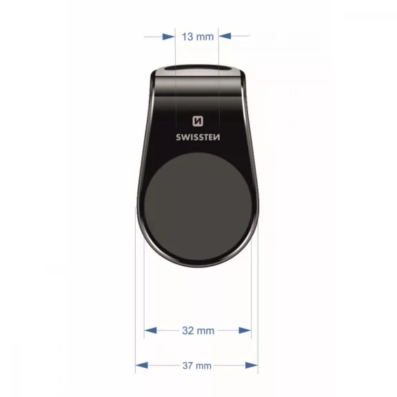 Držiak na telefón s ventilačným otvorom Swissten S-Grip Easy Mount, magnetický