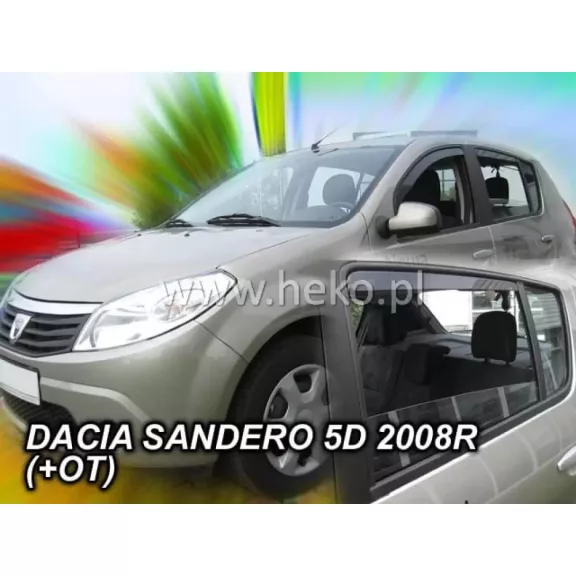 DACIA SANDERO DEFLEKTORY (2008-2012)
