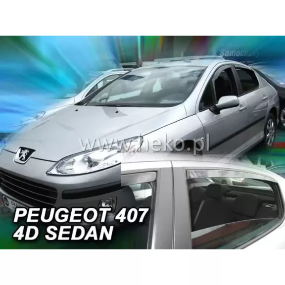 PEUGEOT 407 DEFLEKTORY (2004-2011)