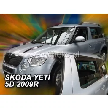 SKODA YETI DEFLEKTORY (2009-2017)