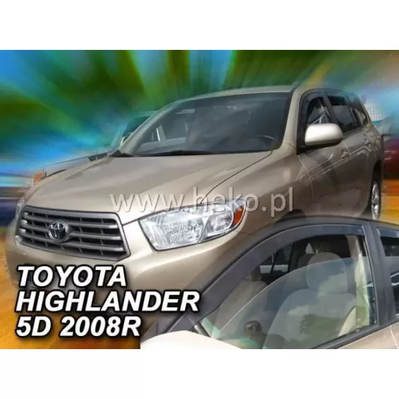 TOYOTA HIGHLANDER DEFLEKTORY (2007-2013)