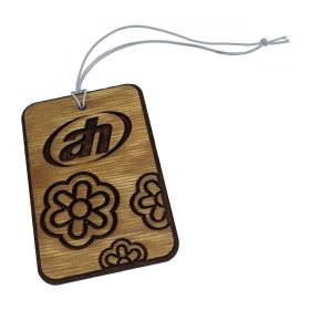 Drevený osviežovač vzduchu s vôňou ružovej levandule