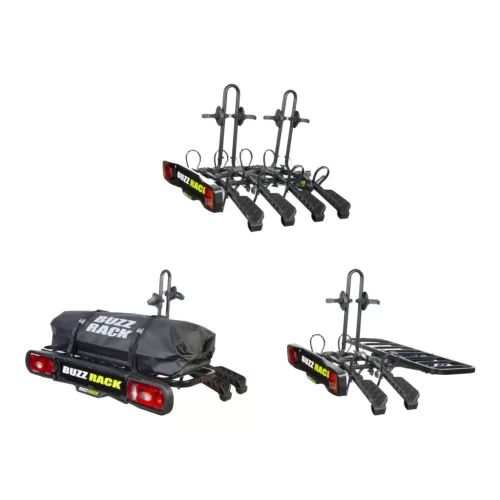 Nosič bicyklov na ťažné zariadenie TwinBuzz (modulárne, s plošinou)