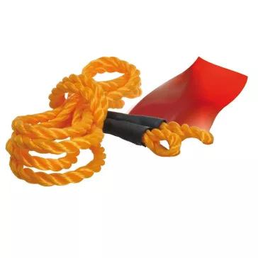 Žlté ťažné lano - 3T, s karabínou