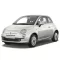 FIAT 500 (312/FF) Bočné ochranné lišty na dvere (2007-2011)
