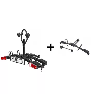   Nosič elektrobicyklov na ťažné zariadenie Hapro Atlas Premium XFold 2 (2+1 kolo)