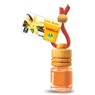   Osviežovač vzduchu do auta L&D Little Bottle vanilka fialová - 4,5 ml
