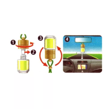 Osviežovač vzduchu do auta L&D Little Bottle Angel - 4,5ml