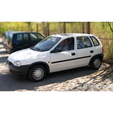   OPEL CORSA B (hatchback, 5 dverové) Bočné ochranné lišty na dvere (1993-2000)