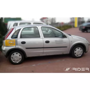   OPEL CORSA C (hatchback, 5 dverové) Bočné ochranné lišty na dvere (2000-2006)