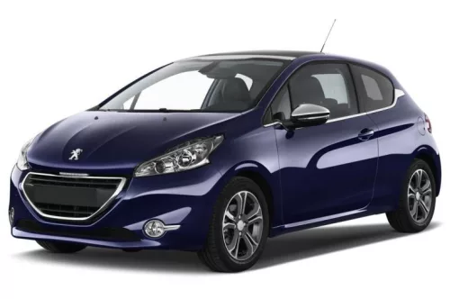 PEUGEOT 208 (hatchback, 5 dverové) Bočné ochranné lišty na dvere (2012-2019)