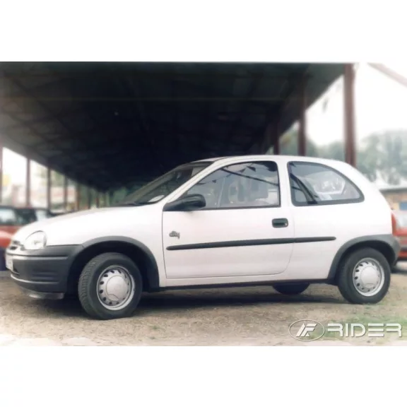OPEL CORSA B (hatchback, 3 dverové) Bočné ochranné lišty na dvere (1993-2000)