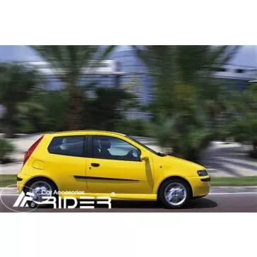   FIAT PUNTO II. (3 dverové) Bočné ochranné lišty na dvere (1999-2005)