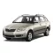 SKODA FABIA II. (5J) (KOMBI) Bočné ochranné lišty na dvere (2007-2014)