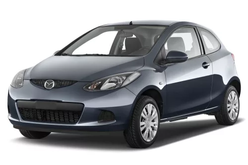 MAZDA 2 (DE) (hatchback) Bočné ochranné lišty na dvere (2007-2010)