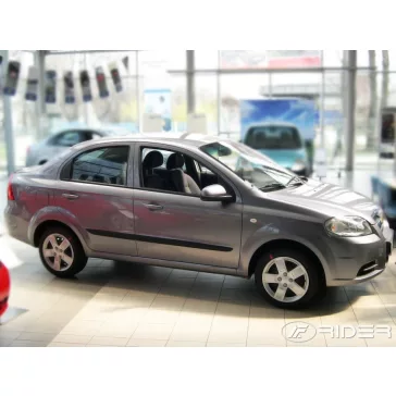   CHEVROLET AVEO (T200) (sedan) Bočné ochranné lišty na dvere (2006-2011)