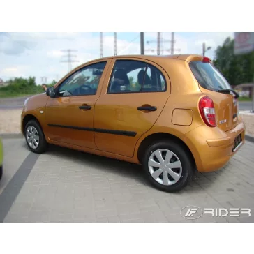   NISSAN MICRA (K13) (hatchback, 5 dverové) Bočné ochranné lišty na dvere (2010-2017)