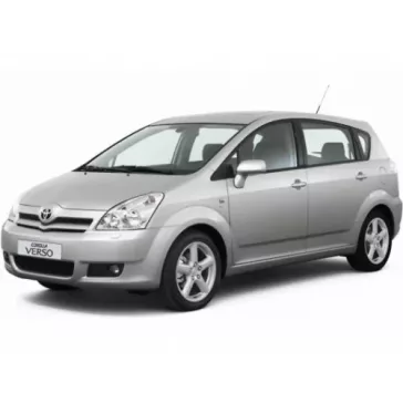   TOYOTA VERSO (hatchback) Bočné ochranné lišty na dvere (2004-2009)