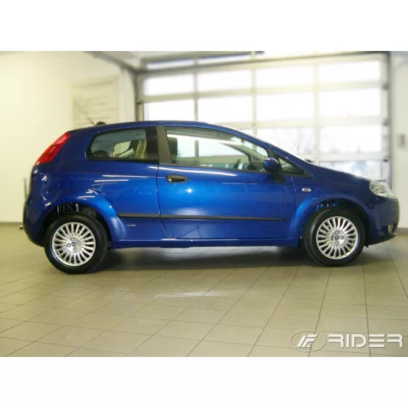 FIAT PUNTO GRANDE (3 dverové) Bočné ochranné lišty na dvere (2005-2009)