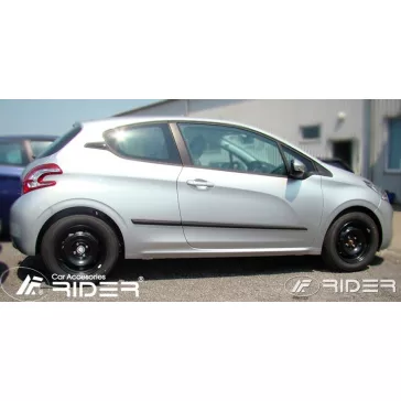   PEUGEOT 208 (hatchback, 3 dverové) Bočné ochranné lišty na dvere (2012-2019)