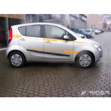   OPEL AGILA II. (hatchback) Bočné ochranné lišty na dvere (2008-2015)