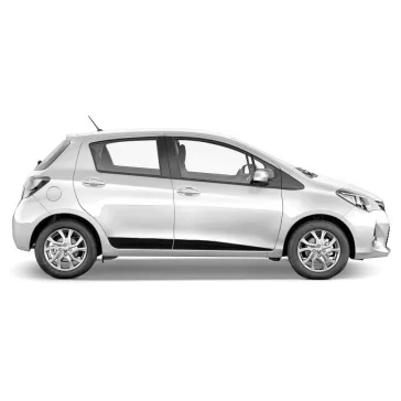   TOYOTA YARIS (XP130) (5 dverové) Bočné ochranné lišty na dvere (2011-2020)