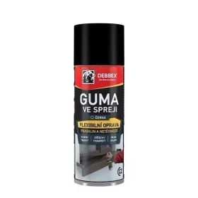 Guma v spreji Debbex (čierna, 400 ml)