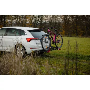   Nosič bicyklov na ťažné zariadenie TMK Fly 01 (oranžový) + vak