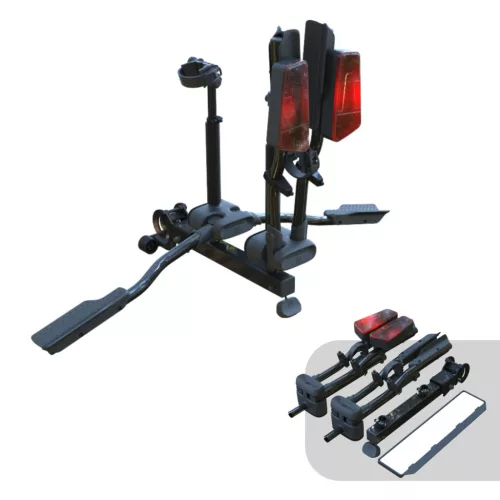 Nosič bicyklov na ťažné zariadenie TMK Fly 02 (čierny)