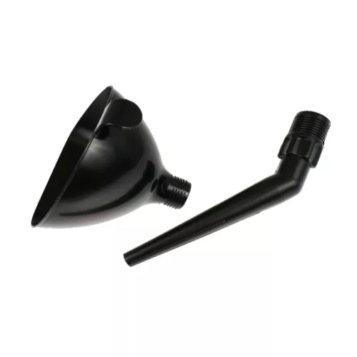 Zakrivený plastový lievik s filtrom